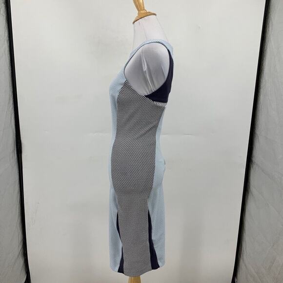 LaPina David Helwani Dress Womens S Small Geometric Built In Bra Bodycon Stretch - Picture 4 of 13